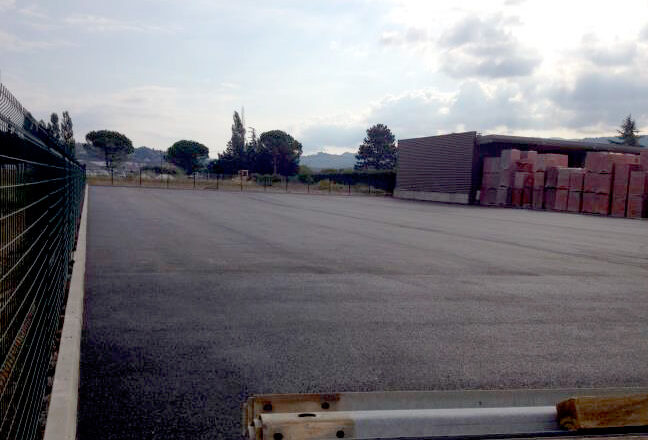 bries-tp plateforme de stockage Sylvestre matériaux